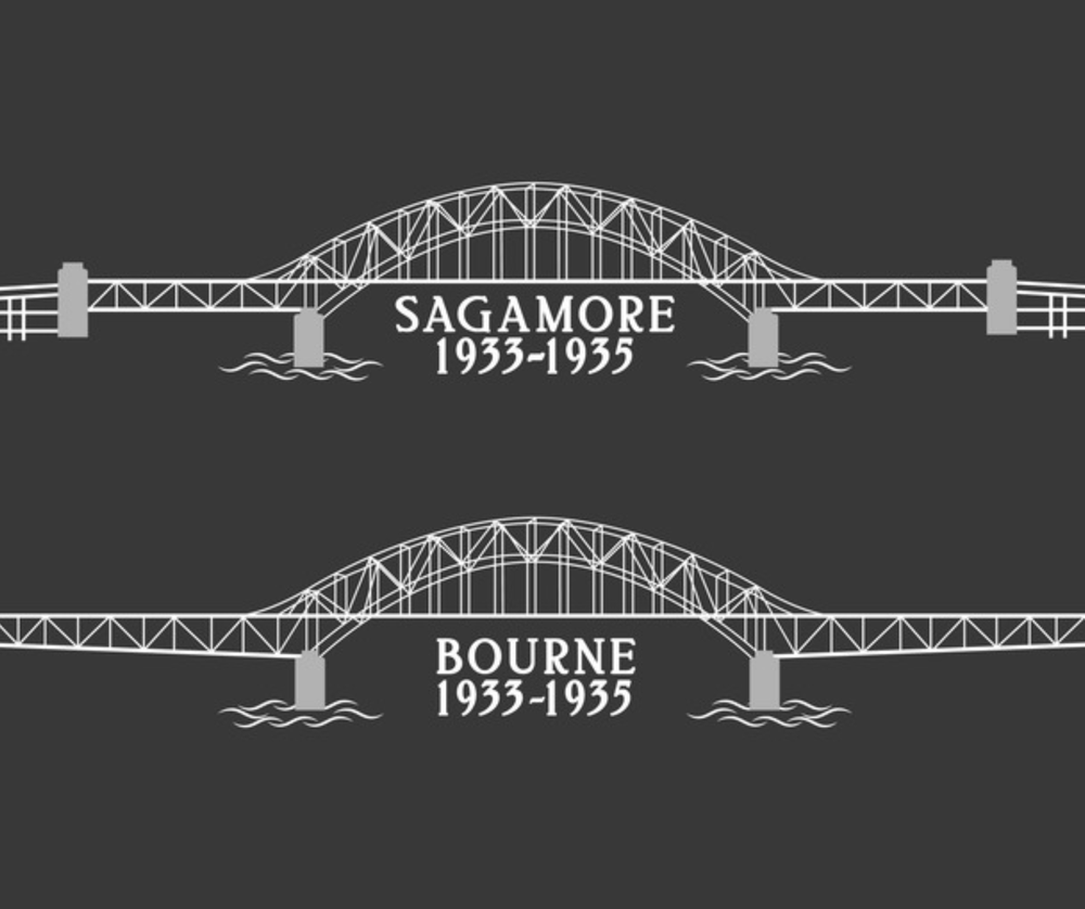 Sagamore and Bourne Briges | Premium Unisex Crewneck T-Shirt