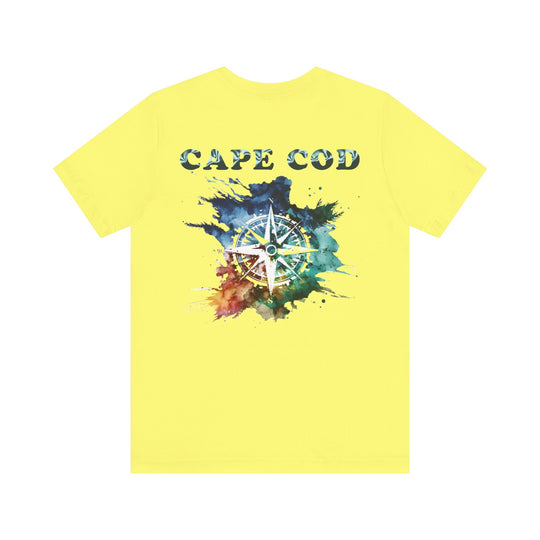 Cape Cod Compass on Unisex Jersey Short Sleeve Tee