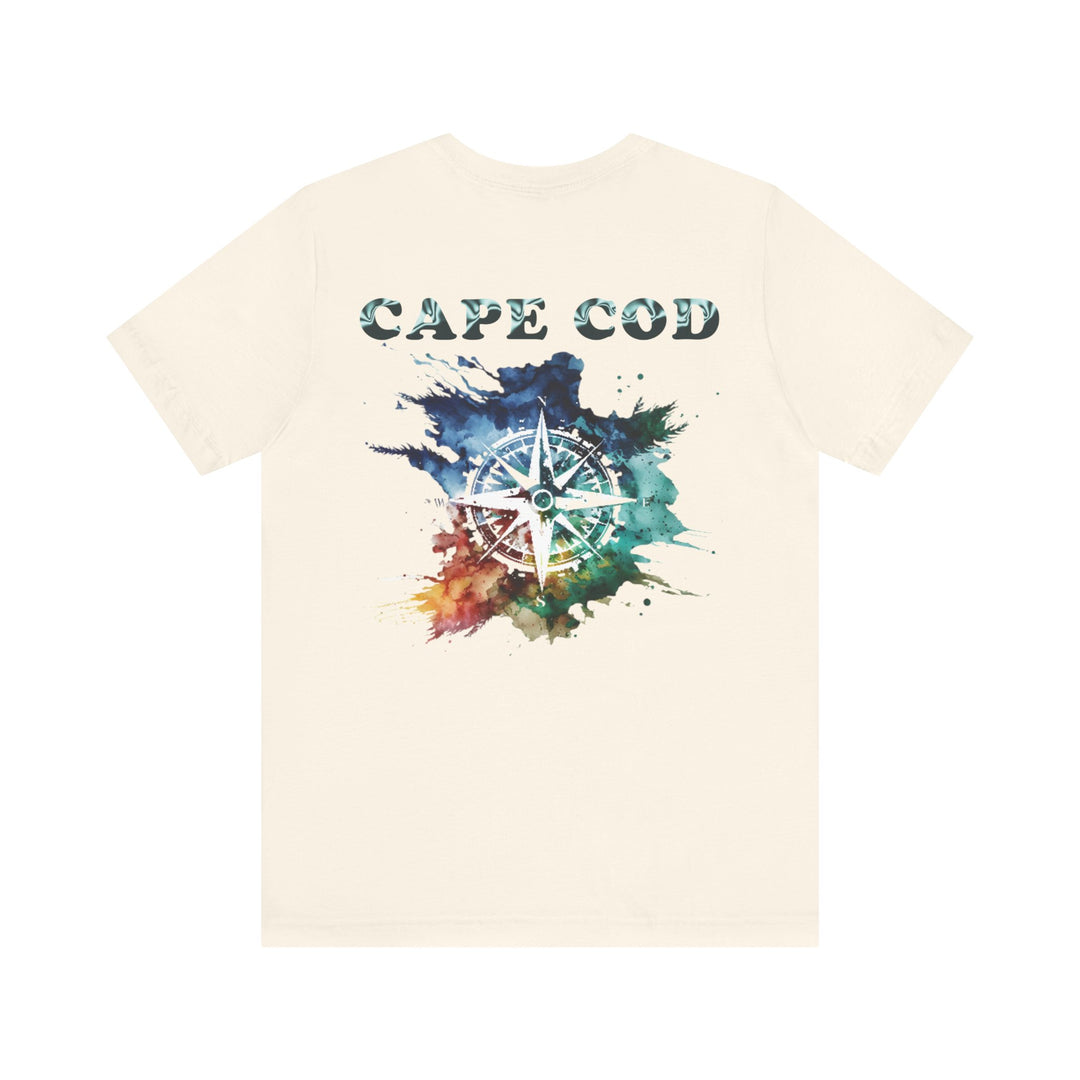 Cape Cod Compass on Unisex Jersey Short Sleeve Tee