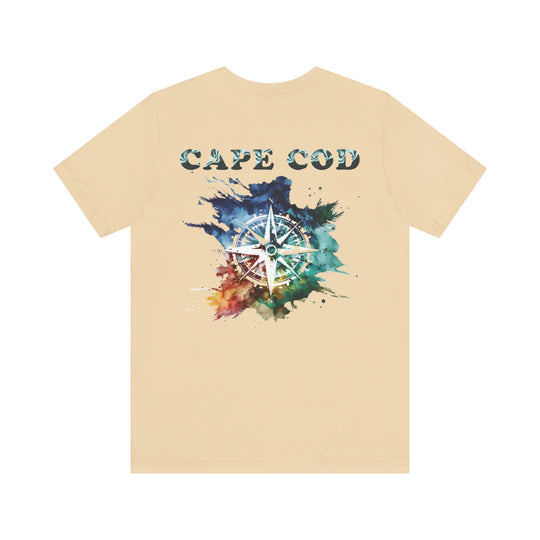 Cape Cod Compass on Unisex Jersey Short Sleeve Tee