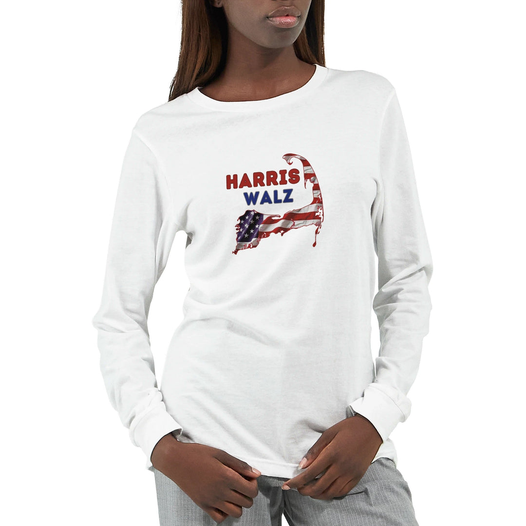Premium Unisex Longsleeve T-shirt-Show Your Support for Kamala Harris!