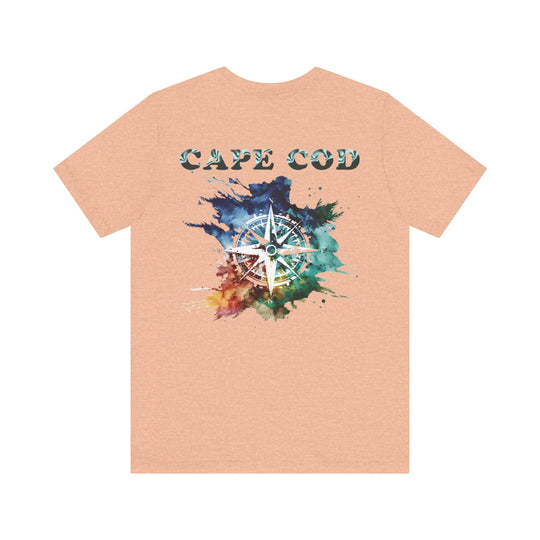 Cape Cod Compass on Unisex Jersey Short Sleeve Tee