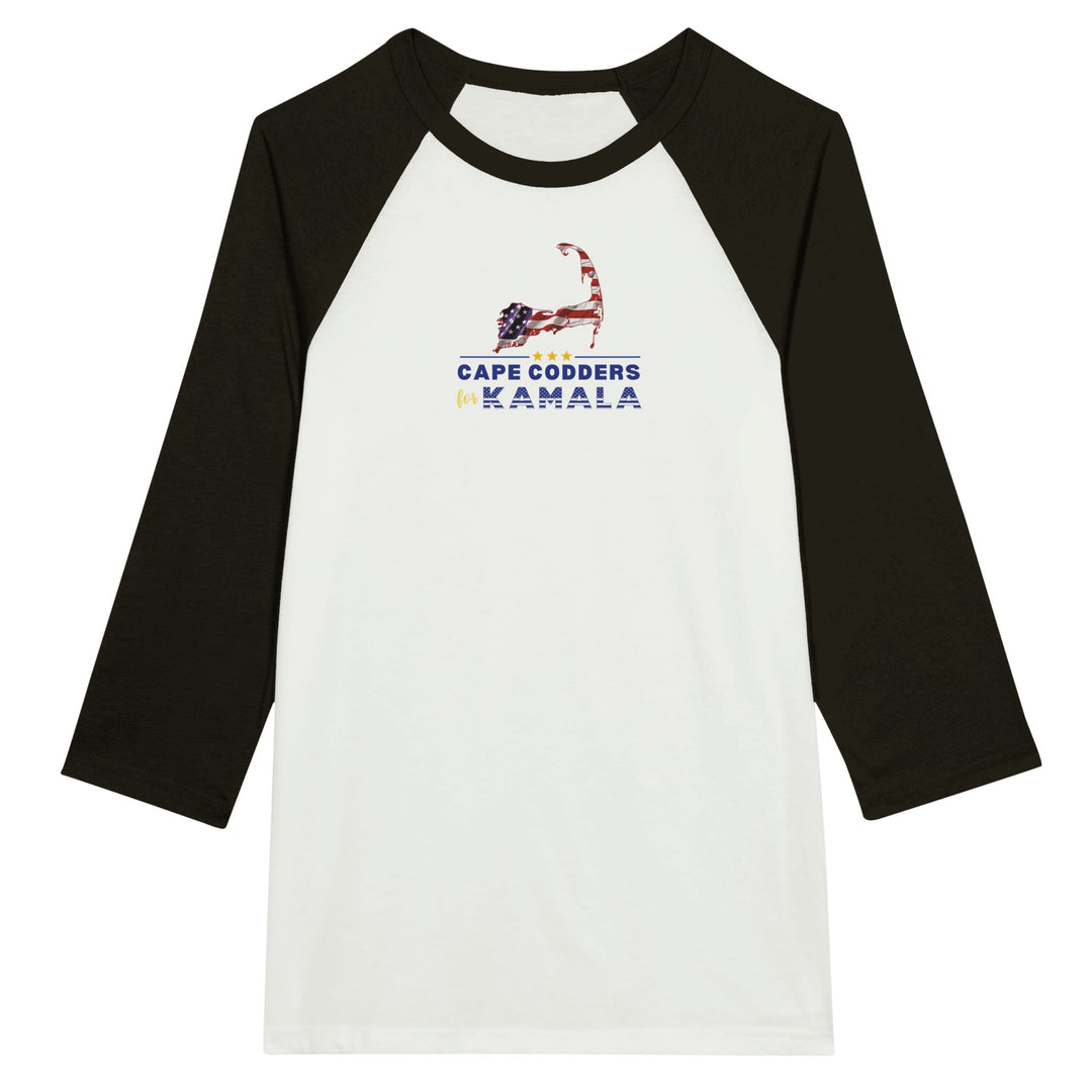 Cape Codders for Kamala - Unisex 3/4 sleeve Raglan T-shirt