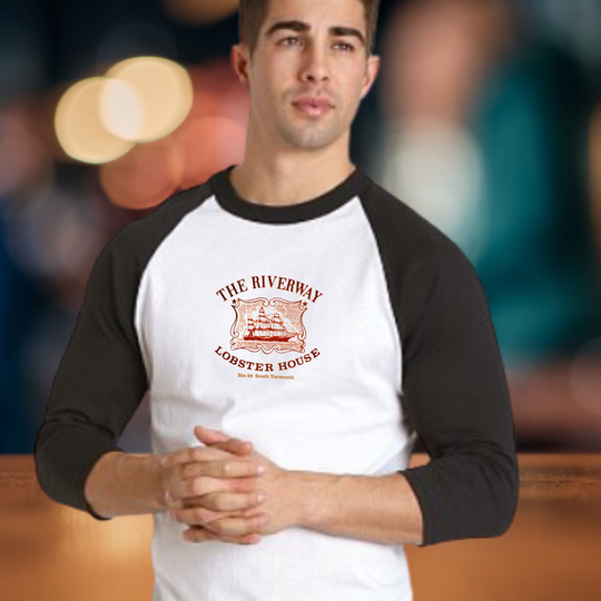 Riverway Lobster House | Unisex 3/4 sleeve Raglan T-shirt