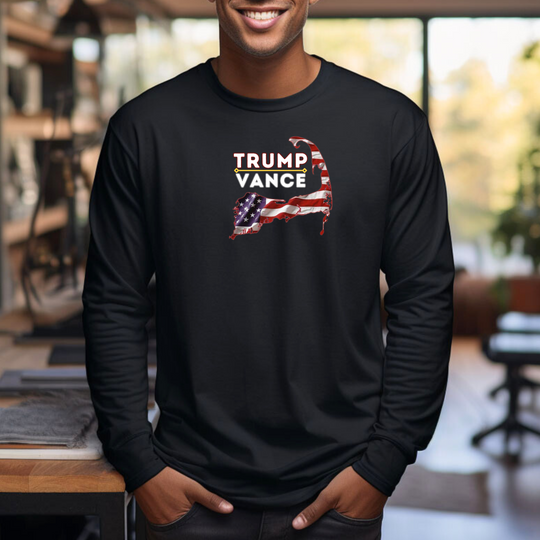 Premium Unisex Longsleeve T-shirt - Show Your Support for Donald Trump!